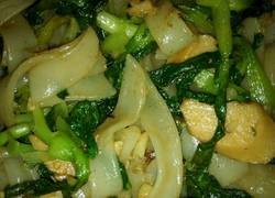青菜炒河粉