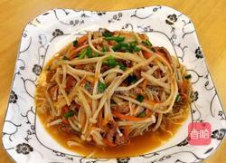 金针菇炒肉丝的做法图解8