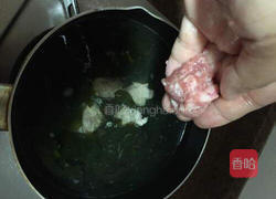 螺旋藻肉丸汤的做法图解4