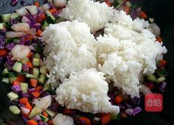 虾仁炒饭的做法图解5