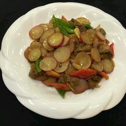 萝卜炒肉的做法[图]
