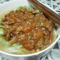 猪肉番茄酱面的做法[图]