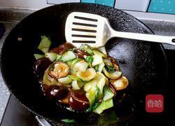 蚝油香菇油菜的做法图解5