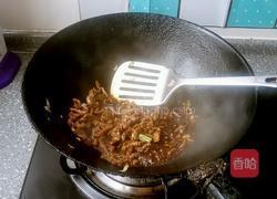 豆角炒肉丝的做法图解3