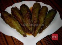 肉酿尖椒的做法图解11