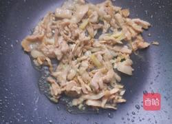 肉丝豇豆的做法图解3