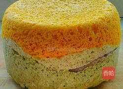 彩色发糕的做法图解6