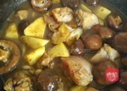 鸡腿炖蘑菇的做法图解4