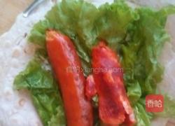鸡柳烤肠饼的做法图解8