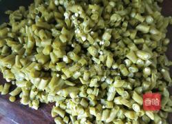 肉沫炒酸豆角的做法图解3