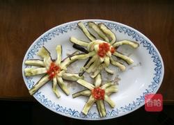 菊花茄子的做法图解2