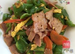培根鸡蛋炒青椒的做法图解3