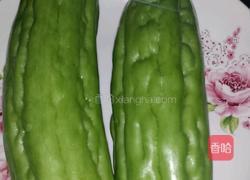 蒸酿苦瓜的做法图解1