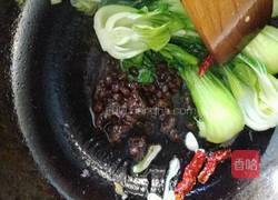 青菜烧豆付的做法图解10