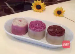 Illustration of how to make three-dimensional snow-skin mooncakes 15