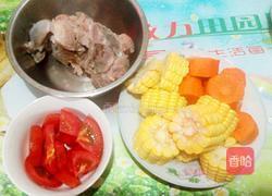双红玉米骨头汤的做法图解3