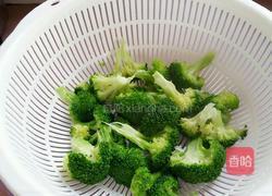 蒜蓉西兰花炒肉的做法图解7