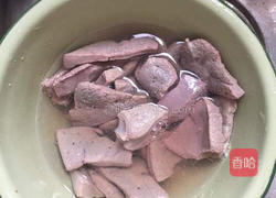 猪肝汤的做法图解1