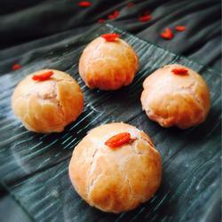 红曲豆沙酥的做法[图]