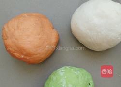 翡翠虾仁三色面的做法图解3