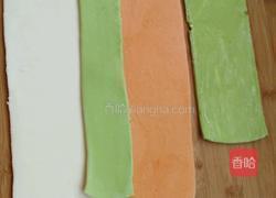 翡翠虾仁三色面的做法图解4