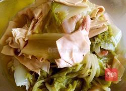 五花肉白菜炖干豆腐的做法图解12