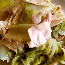 五花肉白菜炖干豆腐的做法[图]