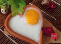 爱心火腿煎蛋的做法图解8