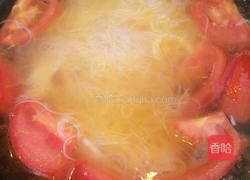 鲜虾番茄面线的做法图解4