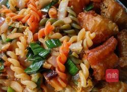 老油条蔬菜意面的做法图解9