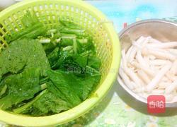 芥菜鲜菇汤的做法图解5