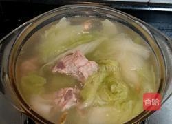 排骨，肉丸，手撕娃娃菜的做法图解1