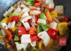 彩椒藕丁的做法图解5