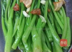 蒜香菜心的做法图解4