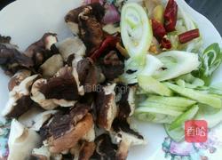 香菇油菜炒虾仁的做法图解1