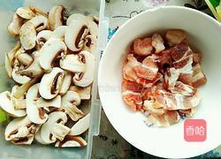 蘑菇炒肉的做法图解4