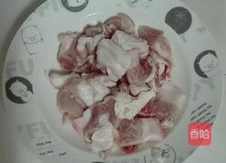 肉炒粉条的做法图解1