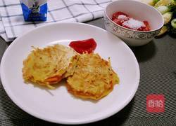 香煎胡萝卜土豆饼的做法图解6