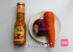 咖喱胡萝卜盖饭的做法图解3