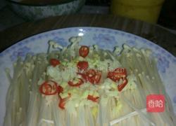 蒜香金针菇的做法图解3