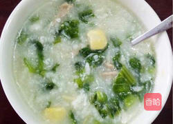 芥菜咸蛋瘦肉粥的做法图解7