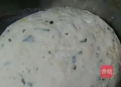Illustration of how to make green onion dough cake 7