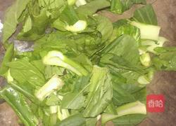 家常油菜烧豆腐的做法图解2