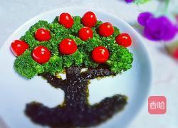 西兰花苹果树的做法图解9