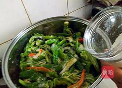 虎皮辣子的做法图解4