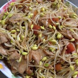 豆芽炒肉片的做法[图]