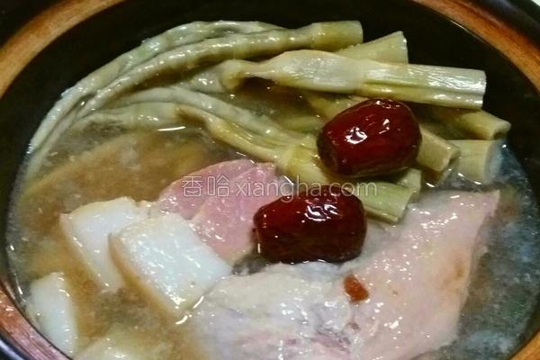 嫩尖咸肉鸭腿煲（腌笃鲜）