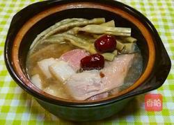 嫩尖咸肉鸭腿煲(腌笃鲜)的做法图解8