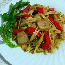 ＃乐享陶瓷＃鲜笋回锅肉的做法[图]