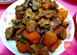 红薯焖排骨的做法图解10